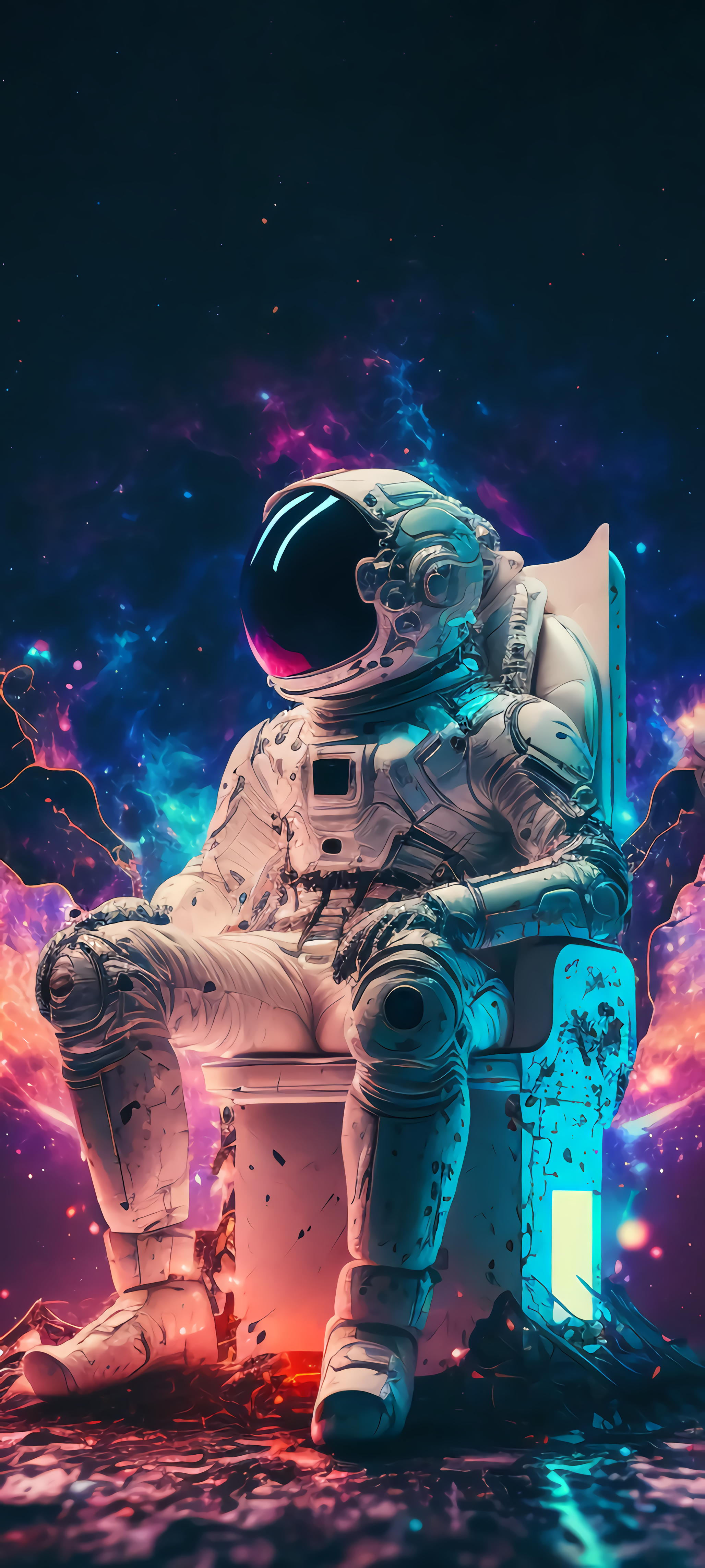 Astronaunt in the space HD wallpaper download