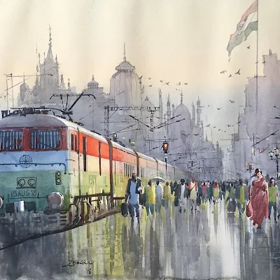 MOOD INDIA painting Bijay Biswaal