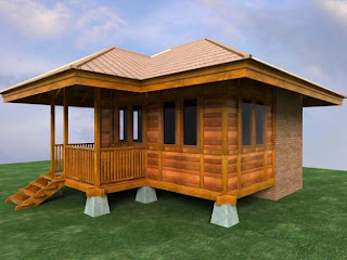 Contoh Desain Rumah Kayu Minimalis