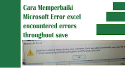 Cara Memperbaiki Microsoft Error Excel Encountered Errors Throughout Save