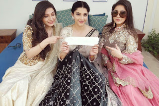 Mehreen Pirzada with Pad