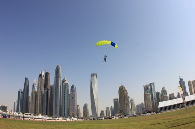 skydive landing