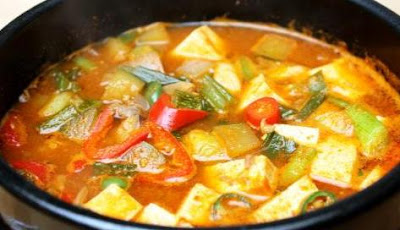 belajar makanan korea, belajar masakan korea, cara membuat dwenjang jjigae, dwenjang jjigae, makanan korea, masakan korea, resep dwenjangjjigae, resep makanan korea, resep masakan korea