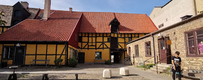 Hedmanska Gården, edificio de entramado de madera.