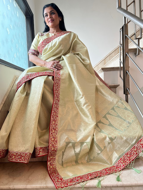 Intricate Splendor: Exploring the Artistry of Tissue Silk Kanjeevaram Saree