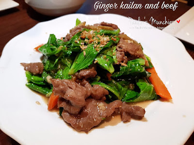 Ginger kailan and beef - Ginger Thai at Cuppage Terrace - Paulin's Munchies