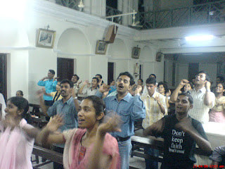 Night vigil at Bishops House, Jesus Youth Mangalore