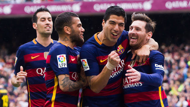 Barcelona Akhirnya Pesta Juara Liga Spanyol 2015/2016 Dikandang Granada 