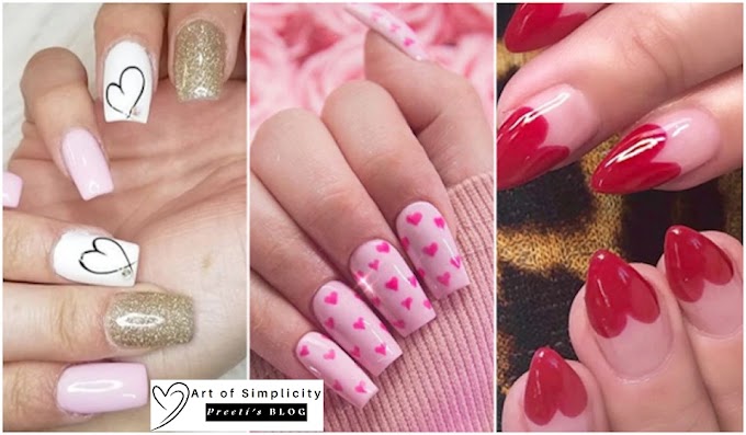 Ready For Valentine Day…..Easiest Way to Do Nail Art in Valentine Day
