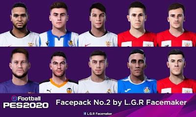 PES 2020 Facepack No.2 by L.G.R Facemaker