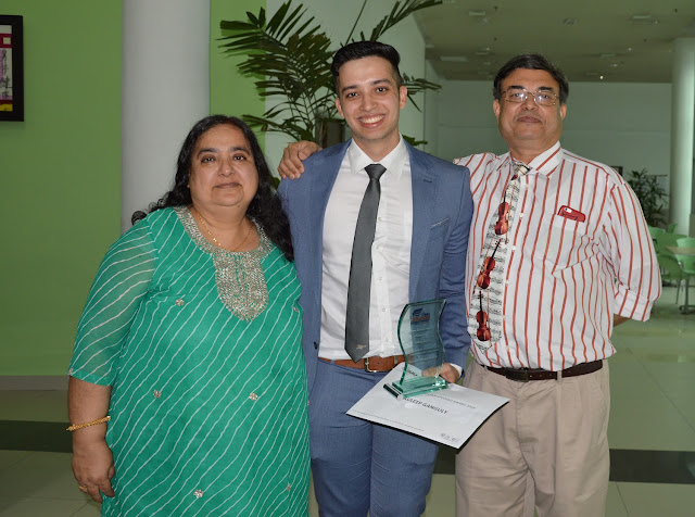 Proud parents of Auleep Ganguly, winner of the IMU Aflame Student Award 2016.  