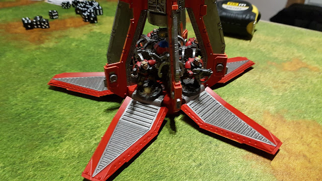 Warhammer 40k battle report - Black Legions vs Blood Angels - Maelstrom of War - 1250pts