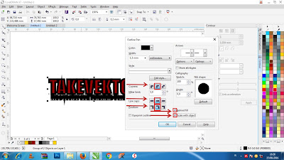 Cara Mengatur agar Tebal Outline Mengikuti Ukuran Objek Di CorelDraw