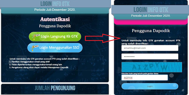 Cara Cek validasi info GTK tanpa SIM PKB