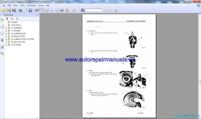 Komatsu Air Compressor & Air Conditioner Workshop Manuals Full Download
