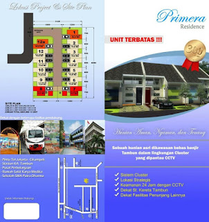 rumah murah di tambun cluster primera residence bekasi