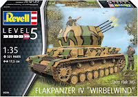 Revell 1/35 Flakpanzer IV "whirlwind" (03296) English Color Guide & Paint Conversion Chart