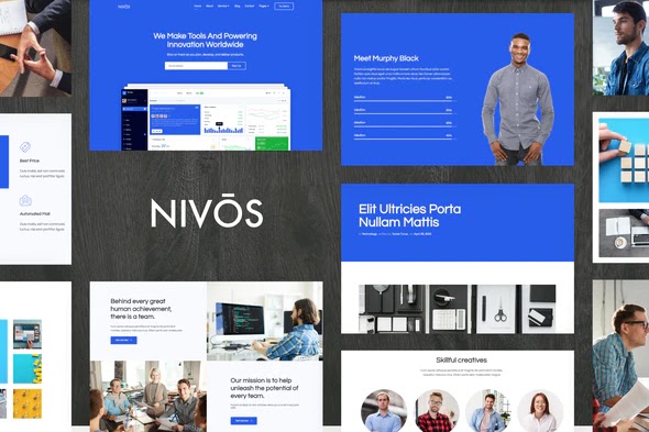 Software Company Website Template Kit 