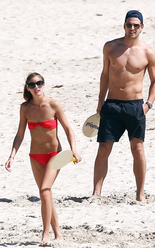 Olivia Palermo Johannes Huebl na praia