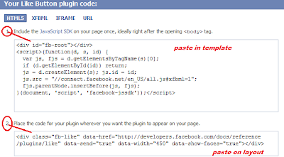 Adding Facebook Like Box on Blogger