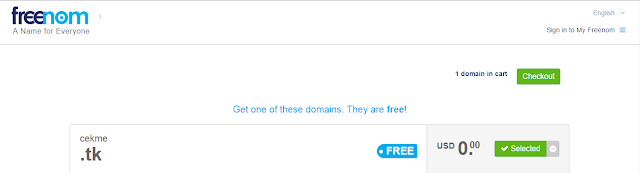 Cara Mendapatkan Domain Gratis .Tk & .Ga