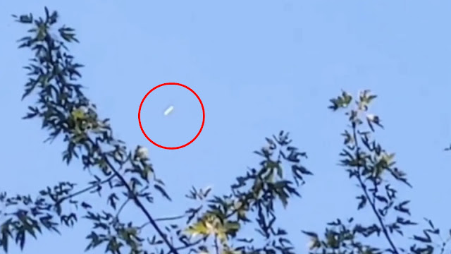 UAP Unidentified Aerial Phenomena is like this Tic Tac shaped UFO over Staten Island NY USA October 2022.