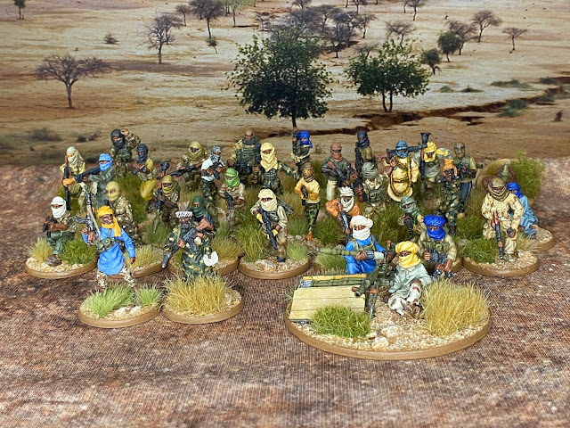 28mm African Islamic terrorist insurgent miniatures