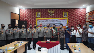 Sebagai Pelabuhan Internasional, PT Krakatau Bandar Samudera dan Polda Banten Jalin Kerjasama 