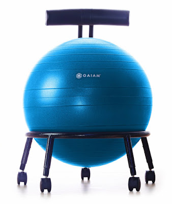 Gaiam Custom Fit Adjustable Balance Ball Chair 