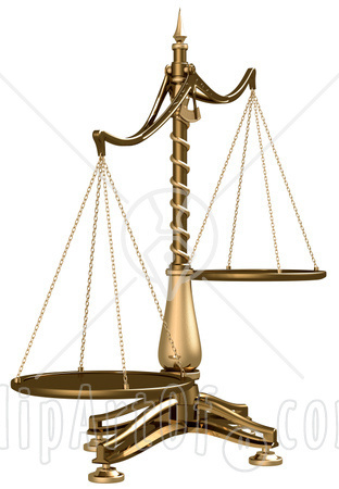the scales of justice