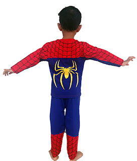 Baju Anak Kostum Topeng Superhero Spiderman