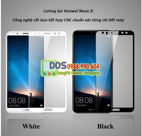 miếng dán cường lực huawei nova 2i full màn hình