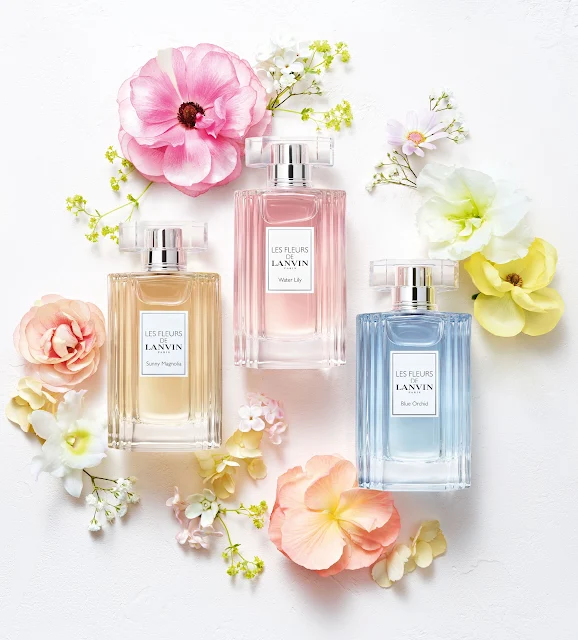 les fleurs de lanvin avis, parfums les fleurs de lanvin, les fleurs de lanvin collection, les fleurs de lanvin blue orchid, les fleurs de lanvin sunny magnolia, les fleurs de lanvin water lily, parfums lanvin, nouveau parfum femme 2022