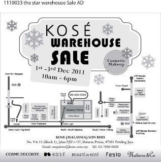 KOSE Warehouse Sale (December 2011)