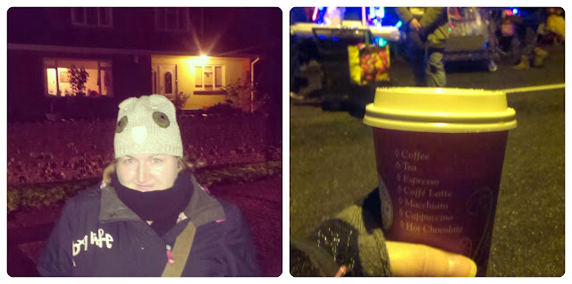 Wrapped up warm for the Carnival - A nice cup of tea