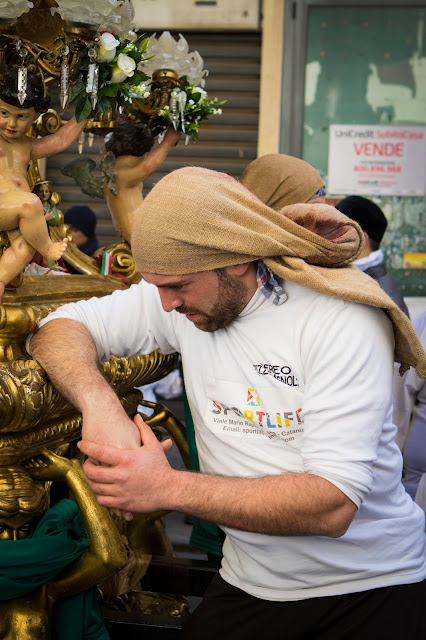 Festa di Sant'Agata a Catania: il giro esterno, le cannelore