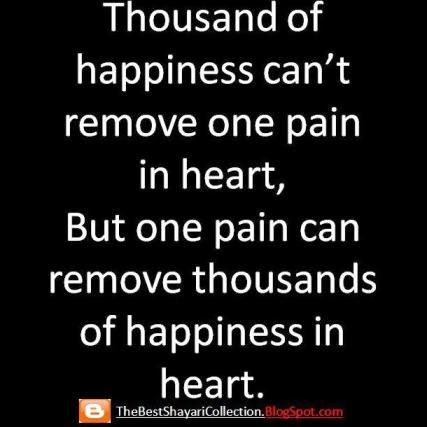 True Quotes on Pain and Happiness - WhatsApp Status ~ The 