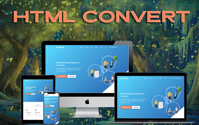 Html Convert Responsive Blogger Template