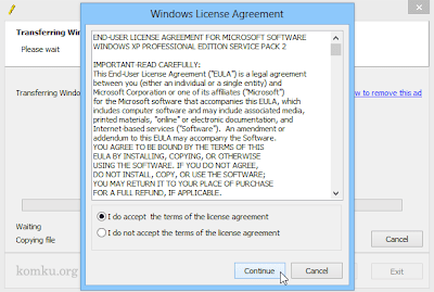 Windows License Agreement