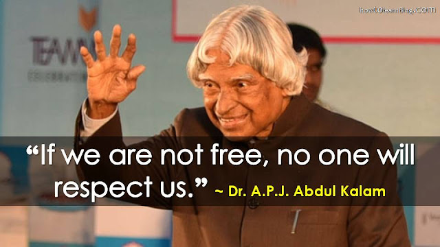 5 Motivational Quotes By Dr A P J Abdul Kalam