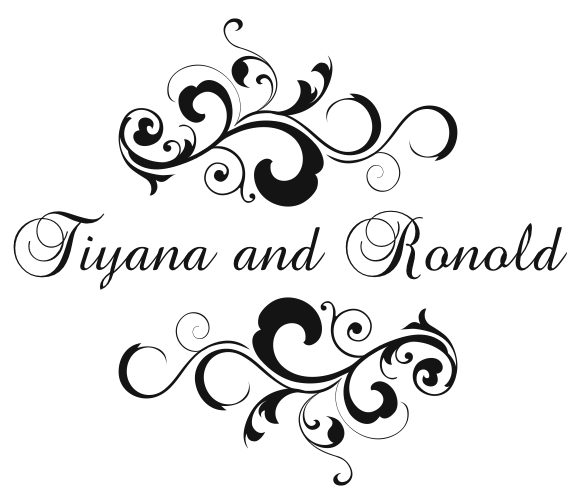 Custom Wedding Monogram for Tiyana and Ronold