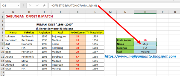 Rumus pengganti Vlookup