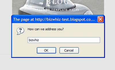 Alert Message and Dialog Box