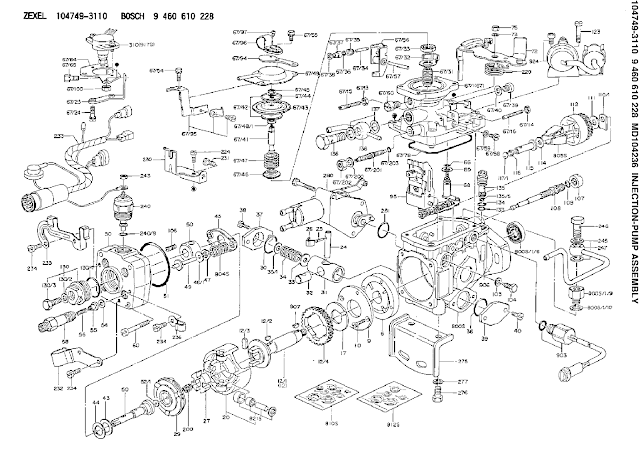 9460610228, 104749-3110 DISTRIBUTOR INJECTION FUEL PUMP ZEXEL