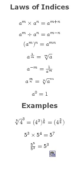 examples with rules logarithm pdf Indices and Surds Funda: Quant