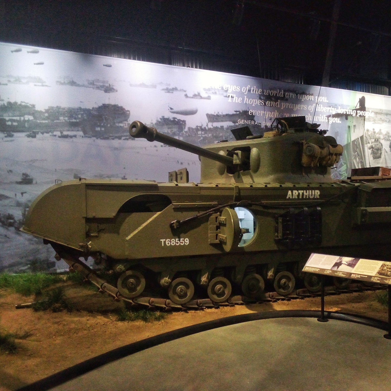 Churchill Crocodile or Mk VII Flame-Throwing Tank Used by Great Britain During WWII