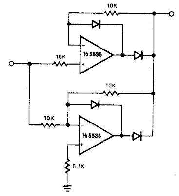 Precision full wave Rectifier Circuit Diagram