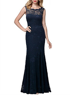 Retro Floral Lace Sleeveless Halter Bridesmaid Long Dress