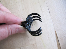 hair clip cord holder