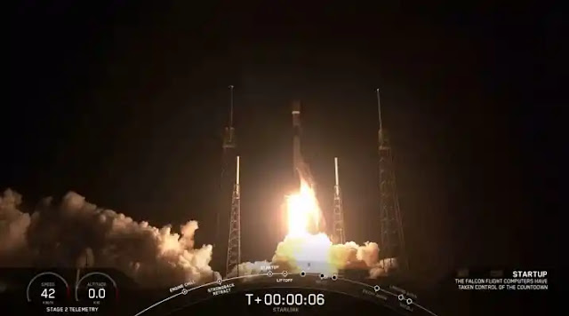 Starlink Live Launch Satellite SpaceX